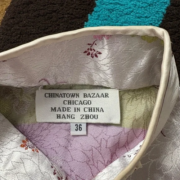 Floral Embroidered Cheongsam Dress - Picture 4 of 7